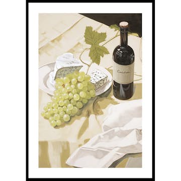 Poster Gallerix Wine And Grapes