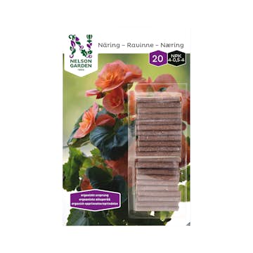 Näringspinnar Nelson Garden Organiskt ursprung 20-pack