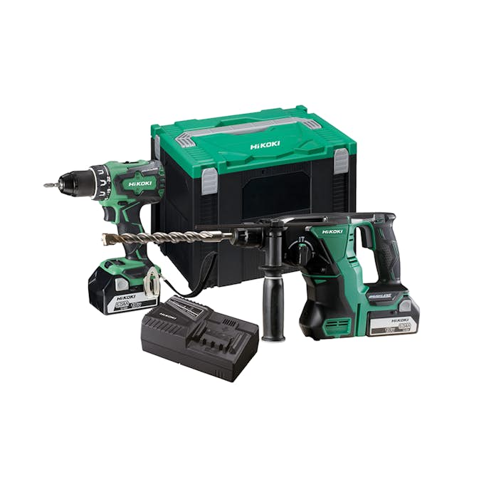 Verktygspaket Hikoki Power Tools KC18DRBL 5,0 Ah Med Batteri