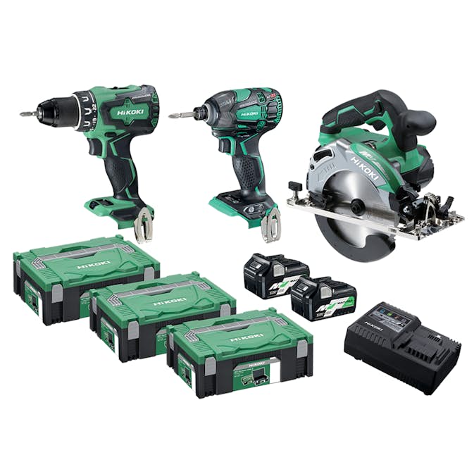 Verktygspaket Hikoki Power Tools Snickare 3 Mask Med Batteri
