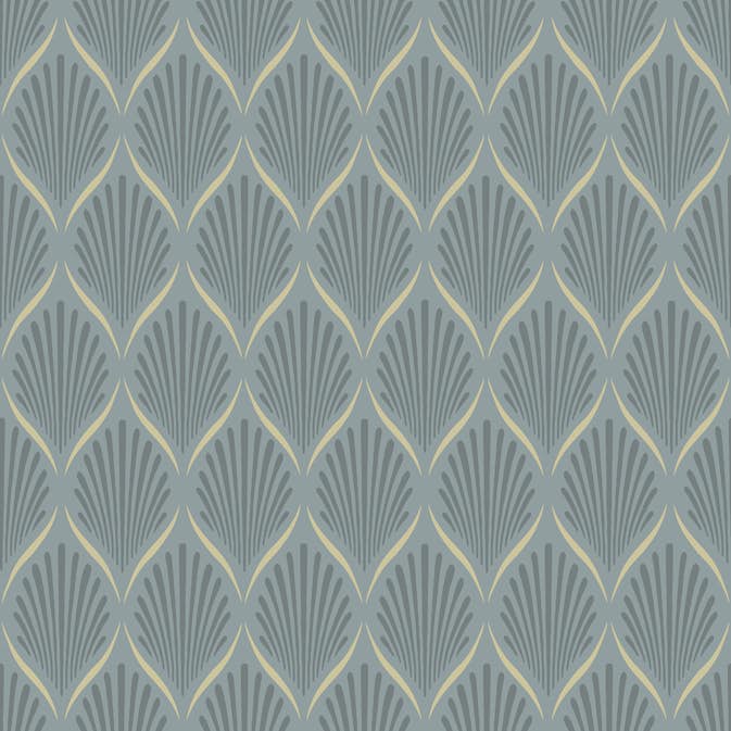 Tapet Duro Lilly Blå 68103