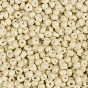Rocaillepärlor Creativ Company Off white 3 mm