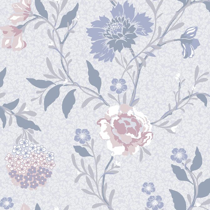 Tapet Duro Vildros Ljusblå 68301