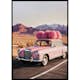 Poster Gallerix Mercedes-Benz Vintage Pink