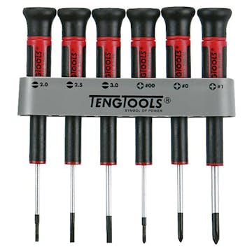 Finmekanikermejselsats Teng Tools 6-Delar