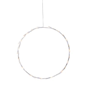 Hängande Dekoration Star Trading Crispy Krans LED