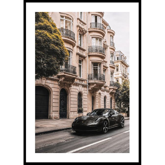 Poster Gallerix Urban Setting Porsche 911 Carrera Cab