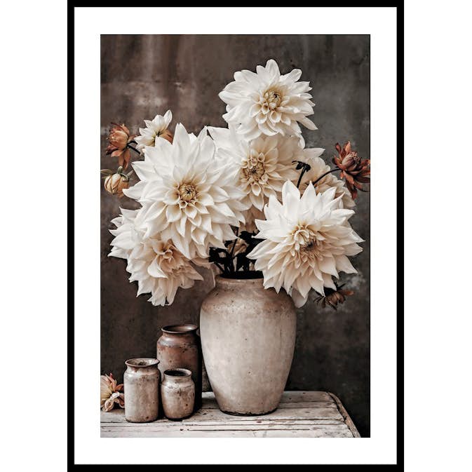 Poster Gallerix Dahlia Flower Pot