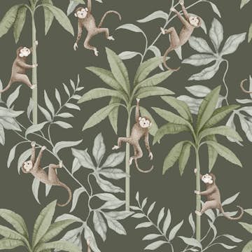 Tapet Boråstapeter Jungle Friends 6935