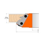Skär CMT Orange Tools geringsfräs 43x23x2 2 st CMT Orange Tools