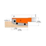Skär CMT Orange Tools profilfräs 2-pack 695.013.A1