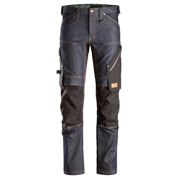 Arbestbyxa Snickers Workwear Denim + FW