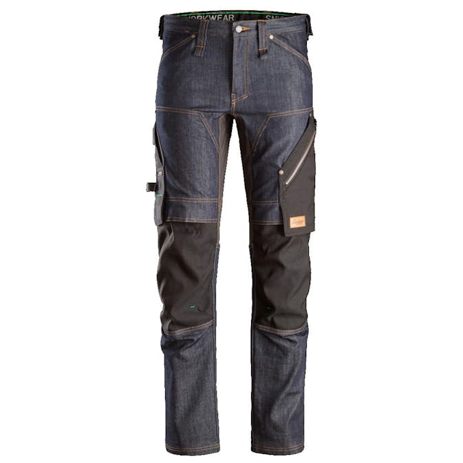 Arbestbyxa Snickers Workwear Denim + FW