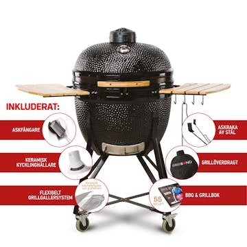 Kolgrill Kamado Bono Limited Svart