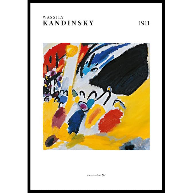 Poster Gallerix Impression III By Wassily Kandinsky