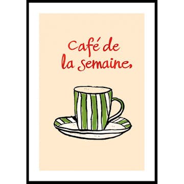 Poster Gallerix Café De La Semaine