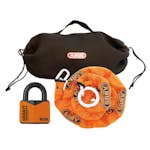 Låspaket Abus Hänglås 37/55 Låskätting 2 m