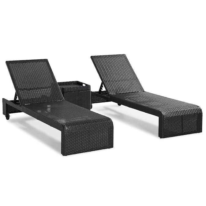 Solsängar Comfort Garden Bahamas med Sidobord Utomhus