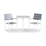 Cafégrupp Comfort Garden Tunis Caféset 70x70 med 2 Stapelstolar