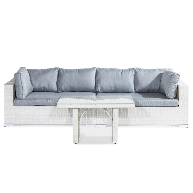 Loungegrupp Comfort Garden Bahamas 4-sits Rak med Soffbord 100x60 Utomhus