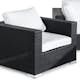 Loungegrupp Comfort Garden Bahamas 3-sits med Fåtölj och Soffbord 100x60 Utomhus