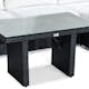 Loungegrupp Comfort Garden Bahamas 5-sits Divan med Avslut och Utebord Utomhus