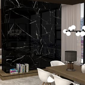 Klinker Netto Ceramika Markinia Silver High Glossy 60x120 cm