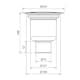 Golvbrunn Purus Balder 75 R Bottenutlopp