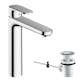 Tvättställsblandare Hansgrohe Vernis Blend 190 med Lyftventil