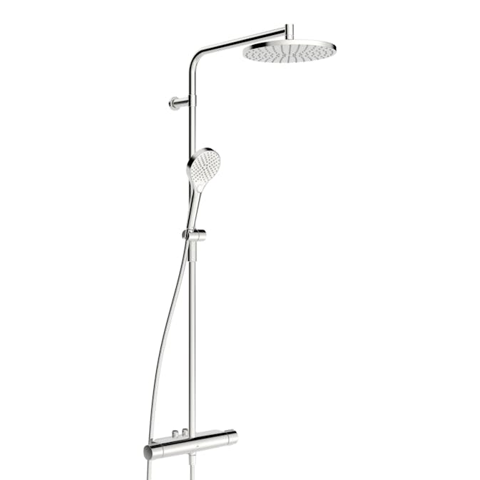 Takduschset Oras Optima Style med Termostatblandare
