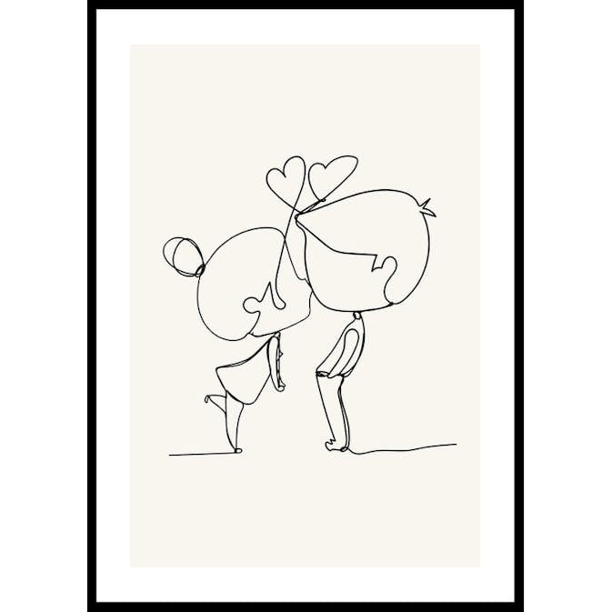 Poster Gallerix Contour of Affection