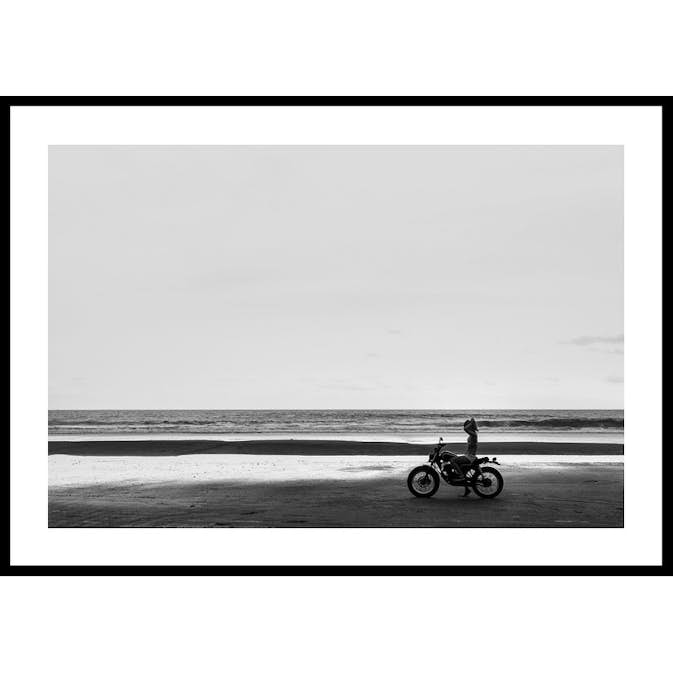 Poster Gallerix Coastal Ride Reflection