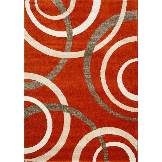 Wiltonmatta D-sign Prato Mörkorange/Beige