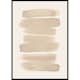 Poster Gallerix Beige Brushwork
