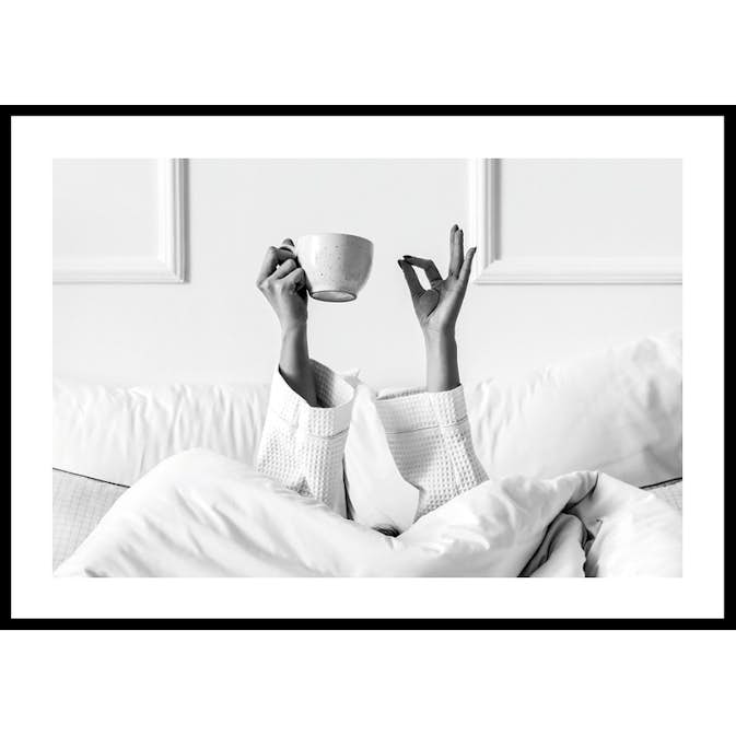 Poster Gallerix Morning Zen Coffee In Bed