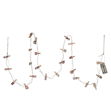 Ljusslinga Star Trading Clippy Advent LED Batteridriven