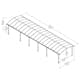 Dubbel Carport Canopia by Palram Arcadia I Metall 3,6x13 m