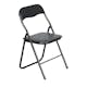 Klappstol Day Emil Svart Aluminumstol, Hopfällbar