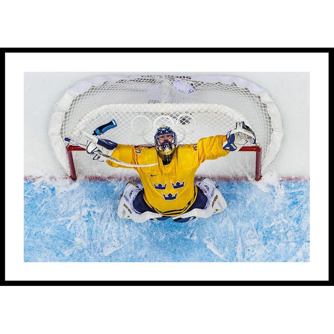 Poster Gallerix Henrik Lundqvist OS Sotji 2014 No1