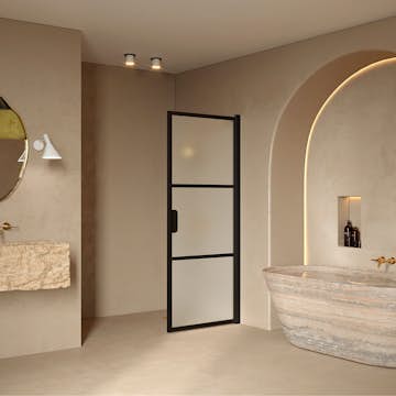 Duschdörr Hietakari Bläk 735 Tokyo Vändbar