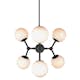 Taklampa Halo Design Atom Chandelier 6L G9