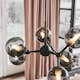 Taklampa Halo Design Atom Chandelier 6L G9
