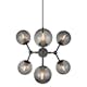 Taklampa Halo Design Atom Chandelier 6L G9