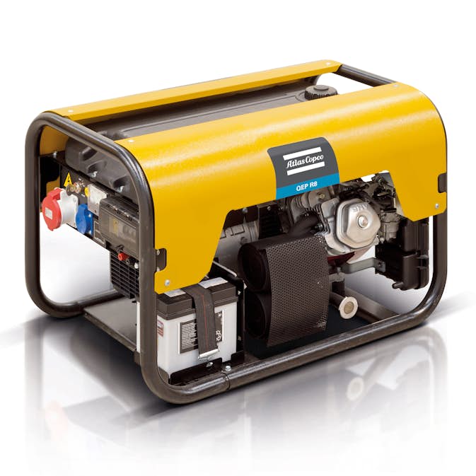 Elverk Atlas Copco QEPR8 Kondensator 7 kVA 230/400 V