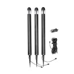 Dekorationsbelysning Gnosjö Konstsmide Amalfi Svart 3 Set 75 cm