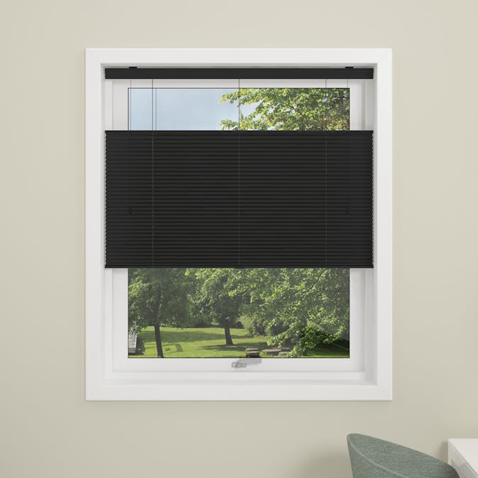 Plisségardin Debel Touch Split Ljusavskärmande