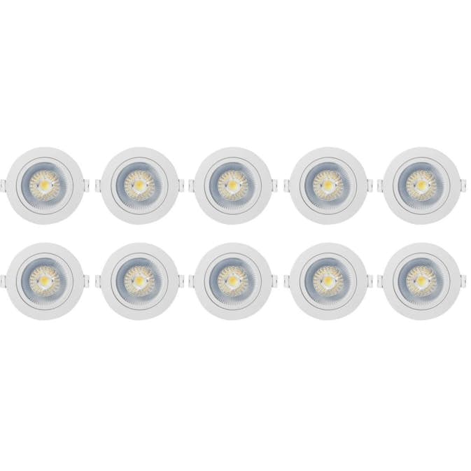 Downlight Westal Nedljus 7W 650Lm 27,3,4K Vit 10-pack Wld Fr72 Flex Tilt