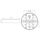 Armatursockel Ifö Electric IP44 185,5 mm LED