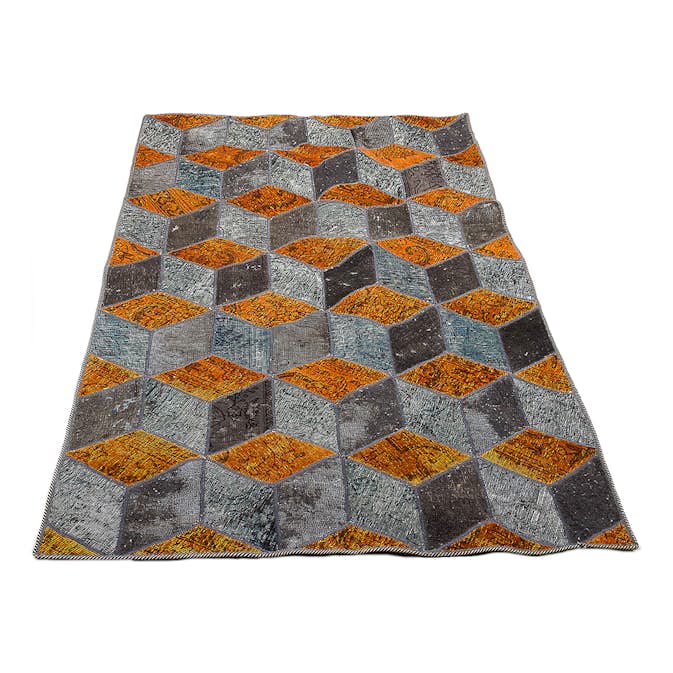 Persisk Patchworkmatta D-sign Handknuten 750639