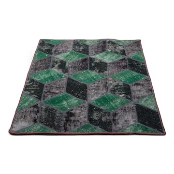 Persisk Patchworkmatta D-sign Handknuten 750650